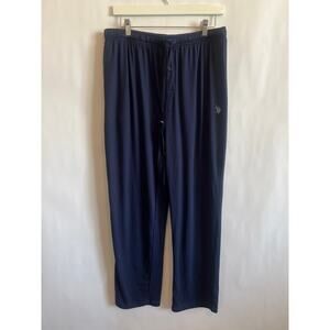 U.S. POLO ASSOCIATION MENS LUXURY KNIT LOUNGE PANTS NAVY BLUE SIZE LARGE
